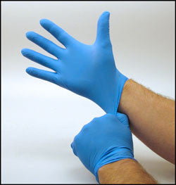 Protective Gloves Large Nitrile Disposable Powder-Free